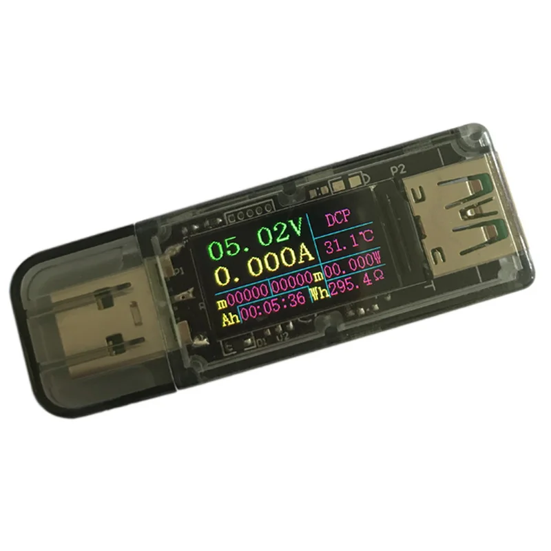 Цифровой USB тестер постоянного тока 30 в 5 А измеритель емкости и напряжения QC 2 0 3