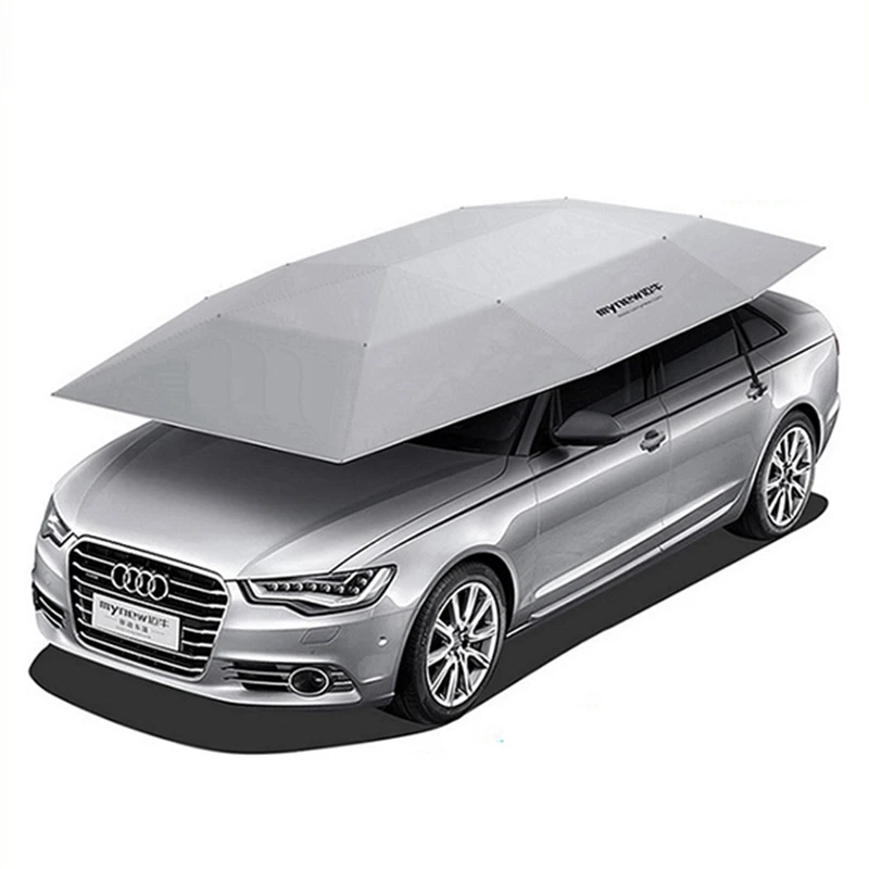 2017 جديد شبه التلقائي خيمة سيارة المضادة للأشعة فوق البنفسجية Waterproo يندبروف كبيرة شاطئ الشمس المأوى مظلة المظلة خيمة ل سيارة 400 سنتيمتر * 210 سنت...