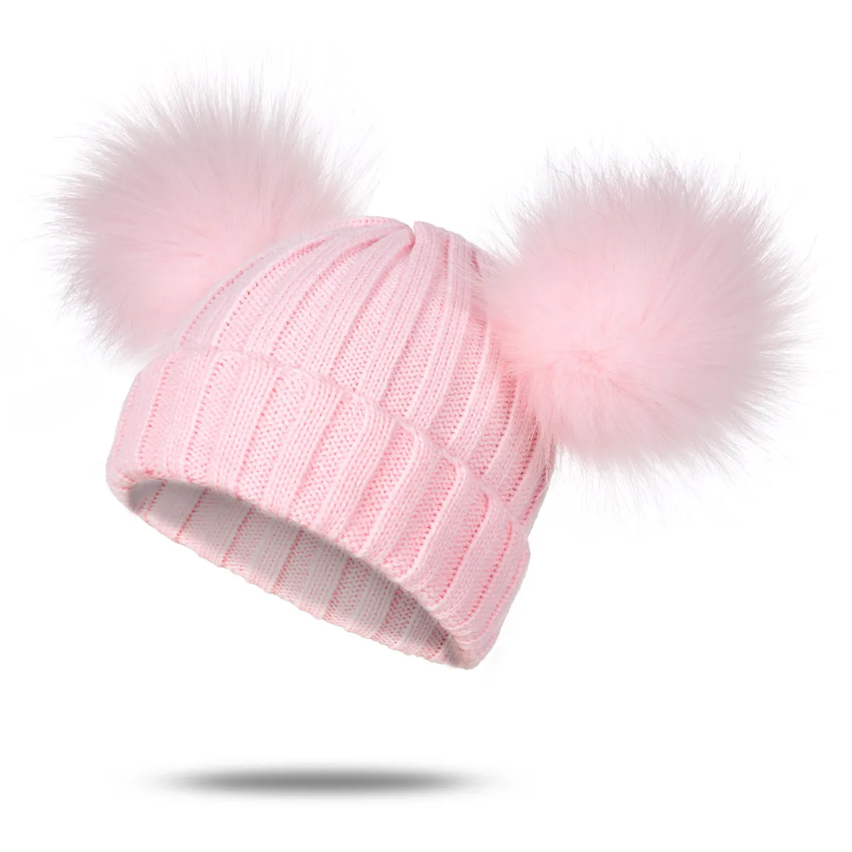 Новинка года; зимняя шапка; детские вязаные шапочки Skullies; мягкие хлопковые шапки с помпонами для мальчиков и девочек; милые теплые шапки для детей; сезон осень-зима