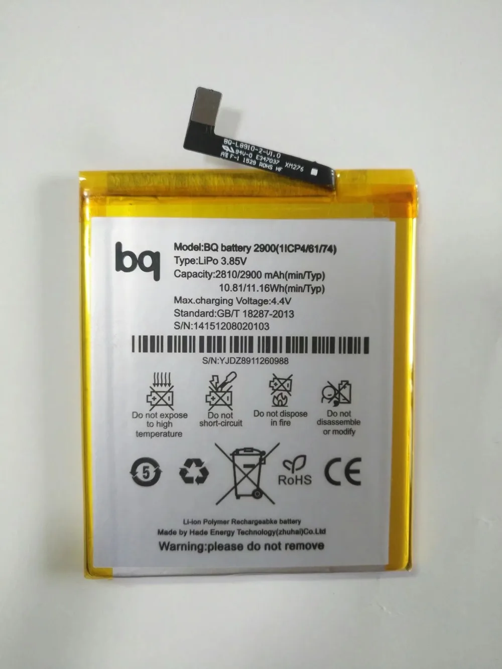 

High Quality 3200mAh battery For BQ Aquaris X5 BQ battery 3900 Bateria Batteries