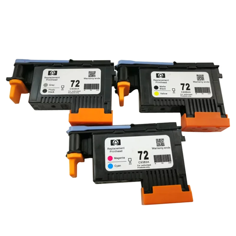Original Refurbished 3 Pc Printhead For HP72 Print Head For HP 72 2300 T610 T620 T770