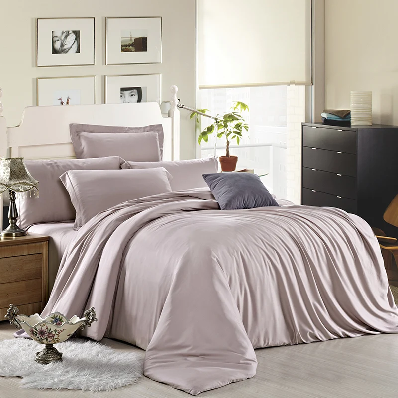 Falda De Cama De Lujo Queen Size Plisada Gris Facil Ajuste Liso Gris