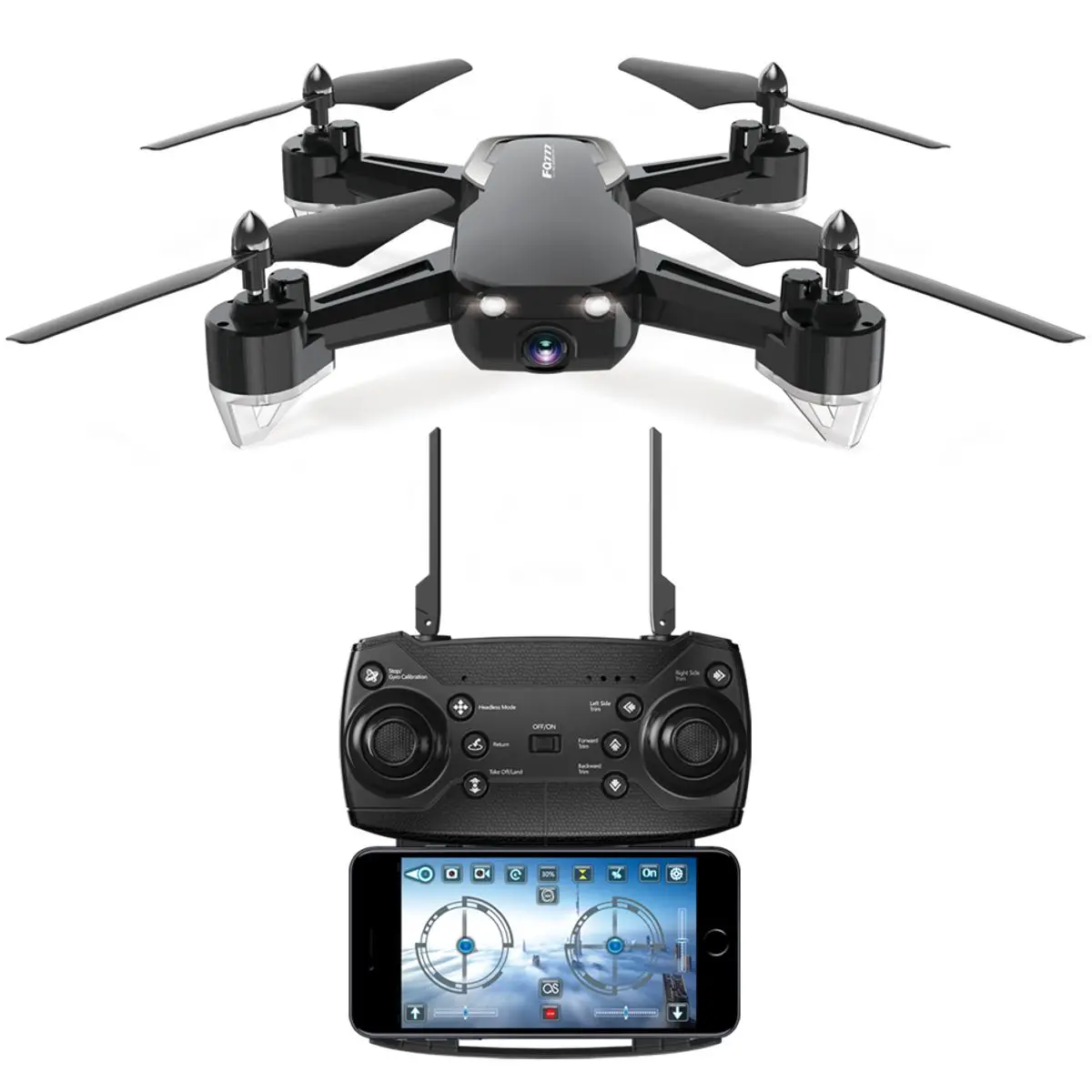 

FQ40 800mAh 0.3/2.0MP WIFI Version Gravity Control RC Drone With Transmitter Support Mobile Phone control