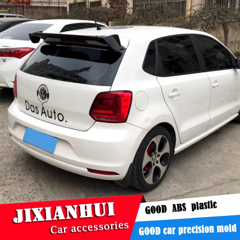 

For Polo Spoiler 2011-2016 Volkswagen Polo Spoiler WXK ABS plastic Material Car Rear Wing Color Rear Spoiler