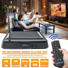 Set Top Box DVB-S2 Decoder Android TV Box 802.11 b/g/n Amlogic S812 2G+8G Media Player 2G DDR3 8GB Nandflash Octa Core 450mp GPU