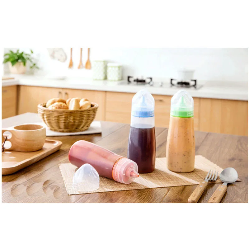 RSCHEF 1 шт. отжимная бутылка для соуса с вращающейся крышкой шоколадного джем