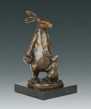 

Bronze (mother rabbit AL-251) crafts home decoration twelve zodiac birthday gift