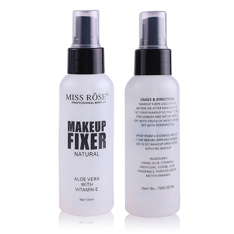 Beli Miss Rose Water 100 Ml Membuat Memperbaiki Foundation Spray Wajah Dasar Primer Matte Minyak Kontrol Tahan Lama Kosmetik maquiagem TSLM1