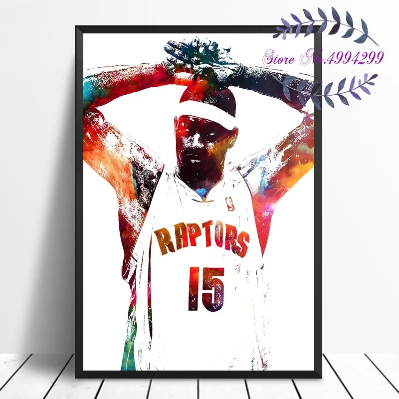 

Vince Carter Basketball Player Poster Canvas Print Home Decor No Frame