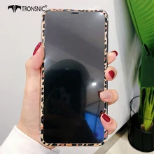 Tronsnic Leopard paint Закаленное стекло пленка для iPhone X XS MAX 3D Защита экрана для iPhone XR Роскошный желтый коричневый переднее стекло