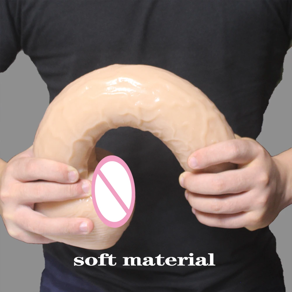 Реалистичный фаллоимитатор с тремя фаллоимитаторами для женщин огромный