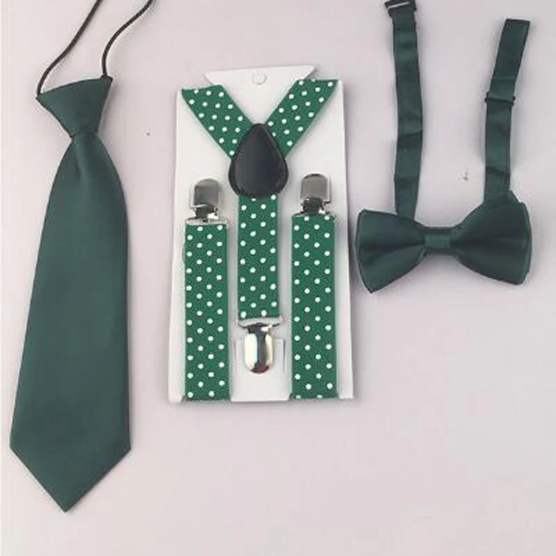 

New Arrival Classic Baby Boy Toddler Unisex Adjustable Necktie Bowtie Suspender Y-Back Free Shipping HHtr0005a06