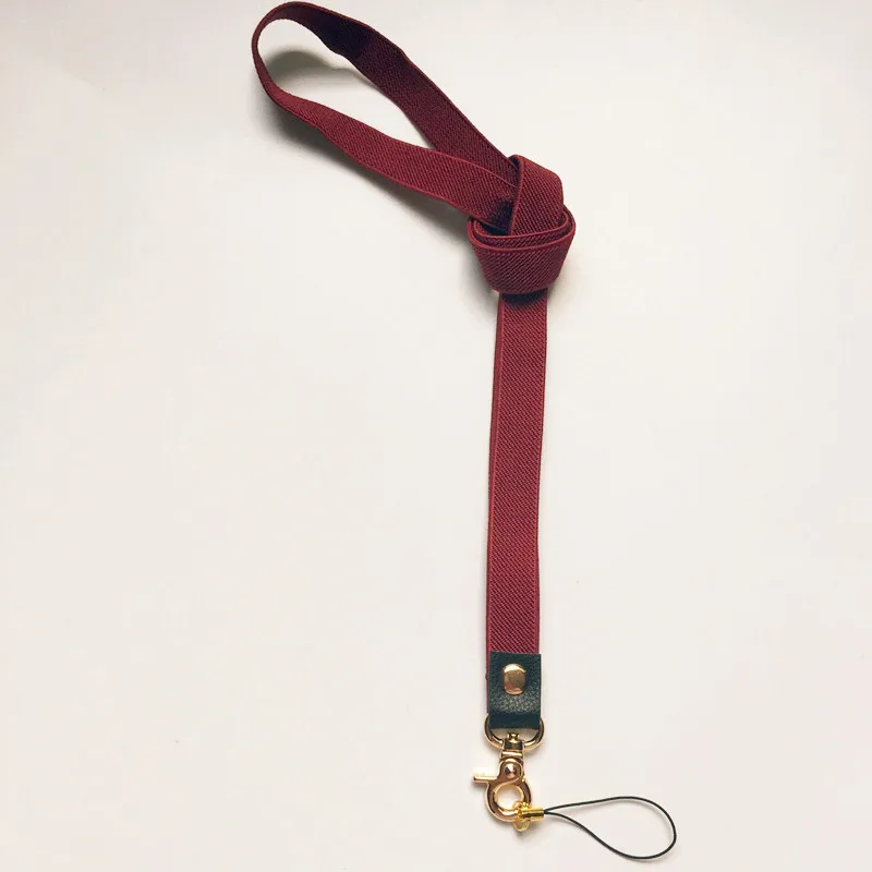 

High Quality Elastic Lanyard For ID Pass Card Badge Holders Phone Neck Straps Gym Key / Mobile Phone USB Holder DIY Hang Rope