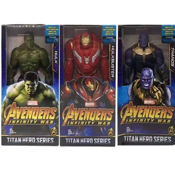 

12" Avengers: Endgame Thanos Hulkbuster Hulk Robert Bruce Banner PVC Action Figure Collectible Model Toy BOX 30CM B828