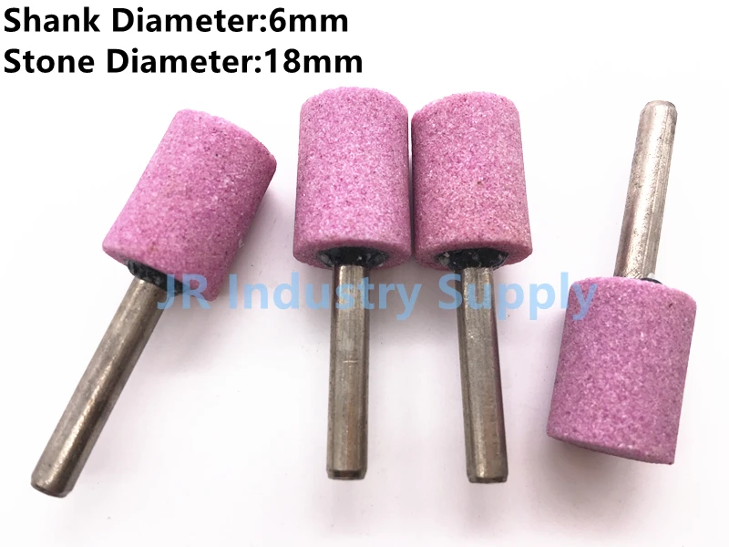 10pcs 6*18mm Abrasive Mounted Stone For Dremel Rotary Tools Grinding Stone Wheel Head Dremel