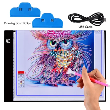 

Diamond Painting Light Board Rhinestone Embroidery Lightbox Comic Drawing Copy A4 Tablet Pad Craft Supply Sewing Accessory Craft