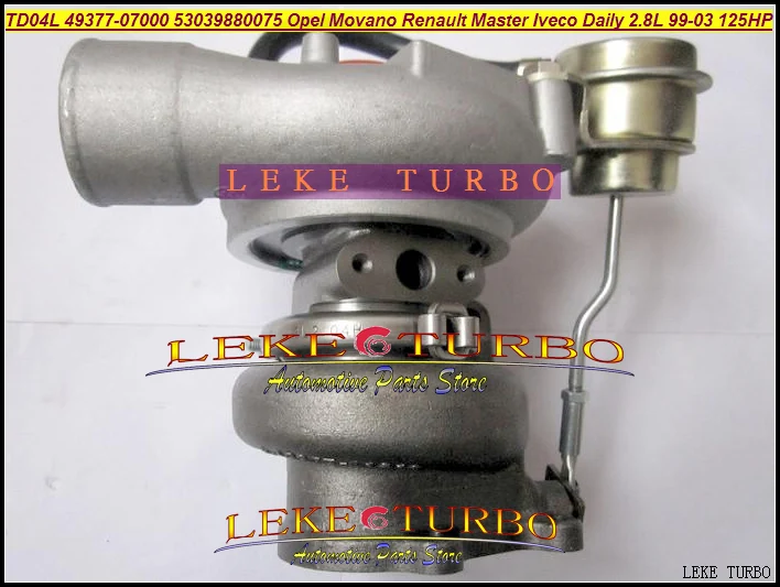 TURBO TD04L 49377-07000 53039880075 Turbo Turbocharger For IVECO Commercial Daily 2.8L TD 1999-03 Opel Movano Renault Master 125HP (4)