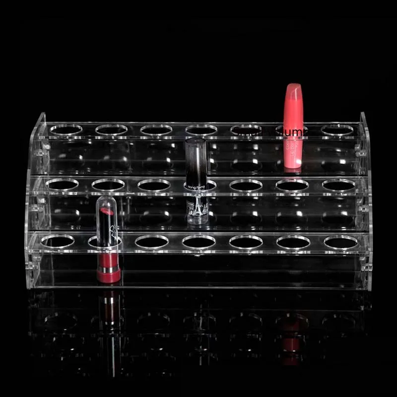 Nail Display Stand Transparent Acrylic Nail Polish Salon Exhibition