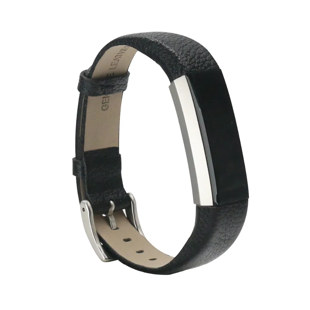Кожаный браслет регулируемый сменный аксессуар ремешок с пряжкой Для Fitbit Alta
