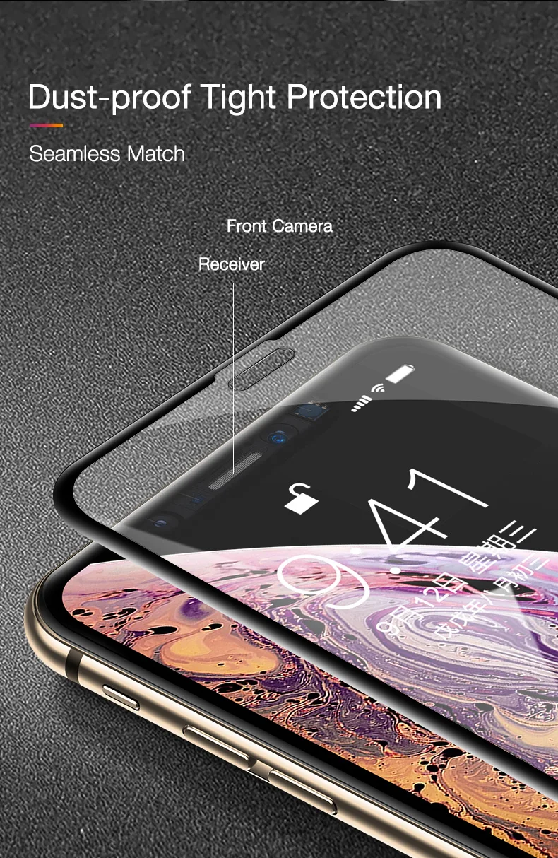 full cover glass for iPhone XS X XR MAX  (6)