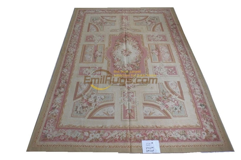 Ковер спальни небольшой ковер aubusson ковер шерстяной ковер 2500 см x 3500 см 8." х 11.48" 127 gc125aub yg19