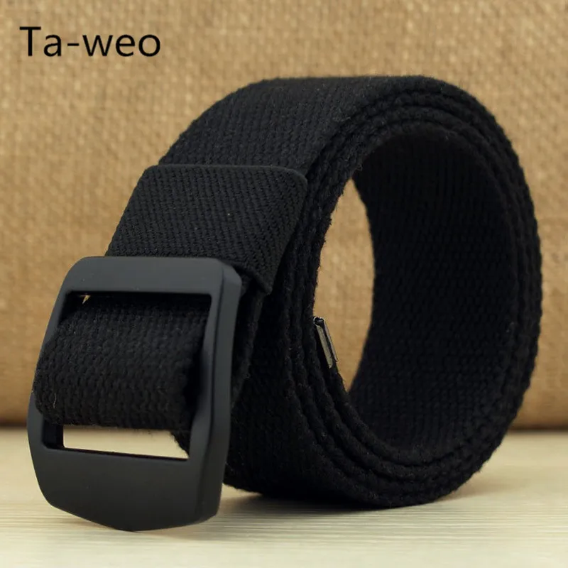 

Ta-weo New Selling Casual Men Canvas Belts, Boys & Girls Students Fashion Belt High Quality, Extra Large Size Fit Fat People