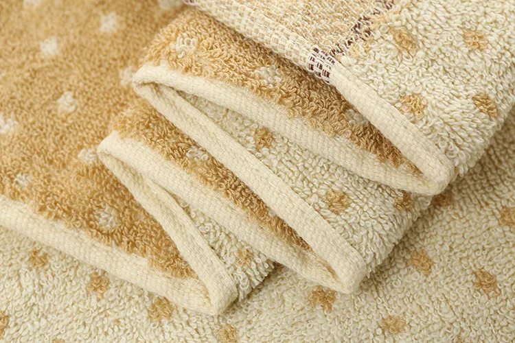 Роскошное банное полотенце в горошек из хлопка для отеля и спа, 10 шт., экологически чистое полотенце для рук и лица, набор 40x90 см, розовый, желтый, синий