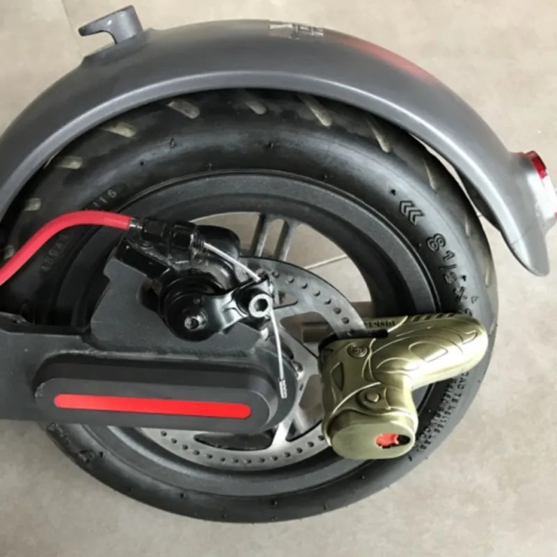 Anti Theft Disc Disk Brakes Lock For Mini Xiaomi Mijia M365 Electric Anti Theft Disc Disk Brakes Lock For Mini Xiaomi Mijia M365 Electric Smart Scooter Skateboard Wheels Kits Rust Proof In Parts