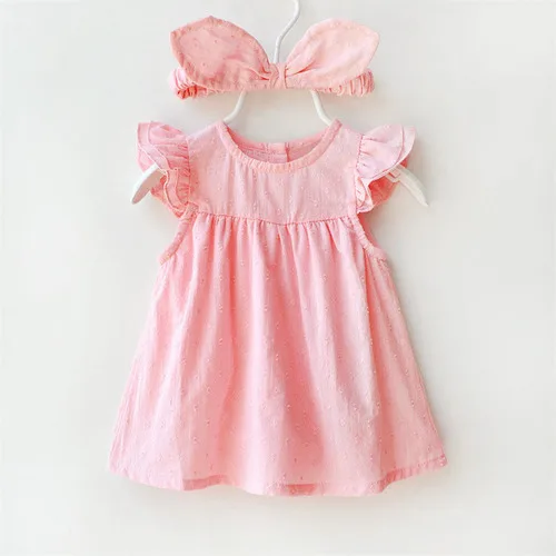 Одежда и платья для новорожденных девочек, популярное платье для новорожденных, комплекты летней одежды для дня рождения, платья для маленьких девочек 3, 6, 9 месяцев - Цвет: P-0016