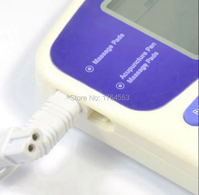 Dual Tens Machine Digital Massage XFT-320A +4 Pads+ Accupuncture Pen Low Frequency Therapeutic Stimulator Body Slimming Massager-8