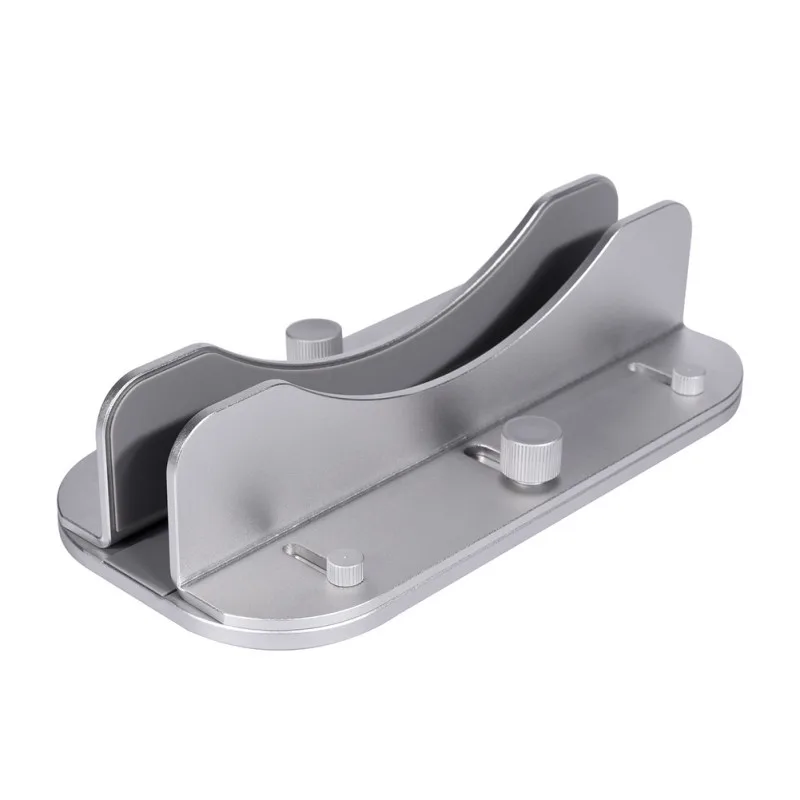 Adjustable Vertical Laptop Stand for MacBook Pro/Air, Microsoft Surface/Dell XPS/HP | Aluminum Desktop Space-saving Stand