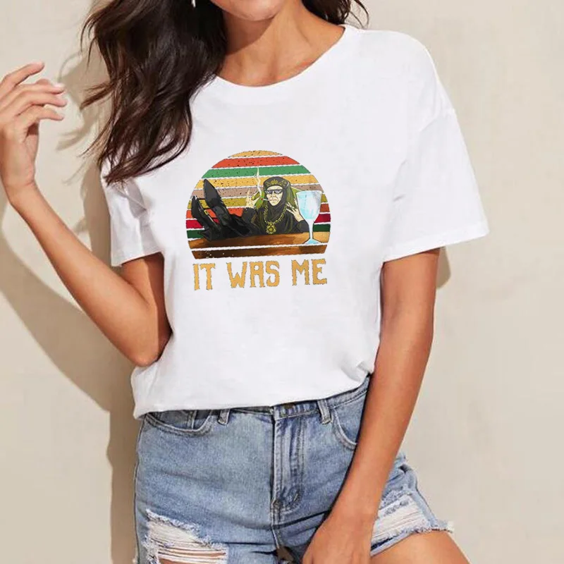 

Tell Cersei It Was Me T-Shirt Women Game of Thrones T Shirt Womens Olenna Tyrell Arya Stark Floral Graphic Tees Harajuku Female