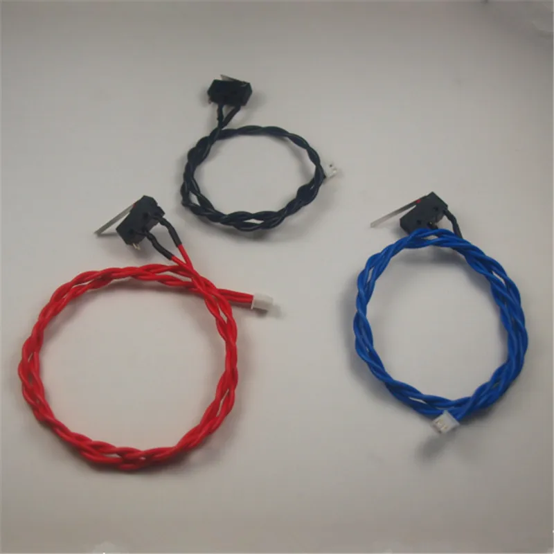 

Ultimaker 2 Extended X/Y/Z axis limited switch kit/set  red blue black limited switch Endstop micro switch connector