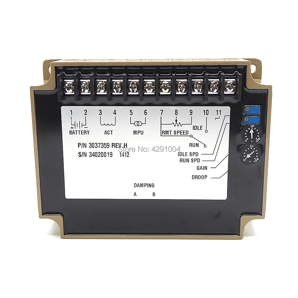 

3037359 Diesel generator speed controller governor for CMS Speed Actuator