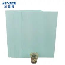 50 шт./лот) Синяя лазерная бумага для переноса воды переводная бумага