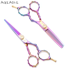 5.0'' 13.5cm Japan Kasho 440C Professional Human Hair Scissors Hairdressing Scissors Cutting Shears Thinning Scissors H1017 hair scissors 8 inch kasho hair cutting scissors silvery hairdressing scissors black stone professional human