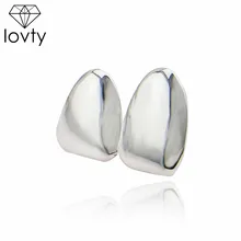 Lovty хип хоп золотые зубы Grillz верхние и нижние грили зубной рта Панк зубы шапки Косплей вечерние зуб Рэппер Украшения для тела подарок