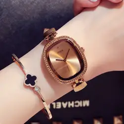 2018 женские часы Топ Марка JULIUS Роскошные curren relogio feminino relojes mujer женские часы со стразами Кварцевые наручные часы