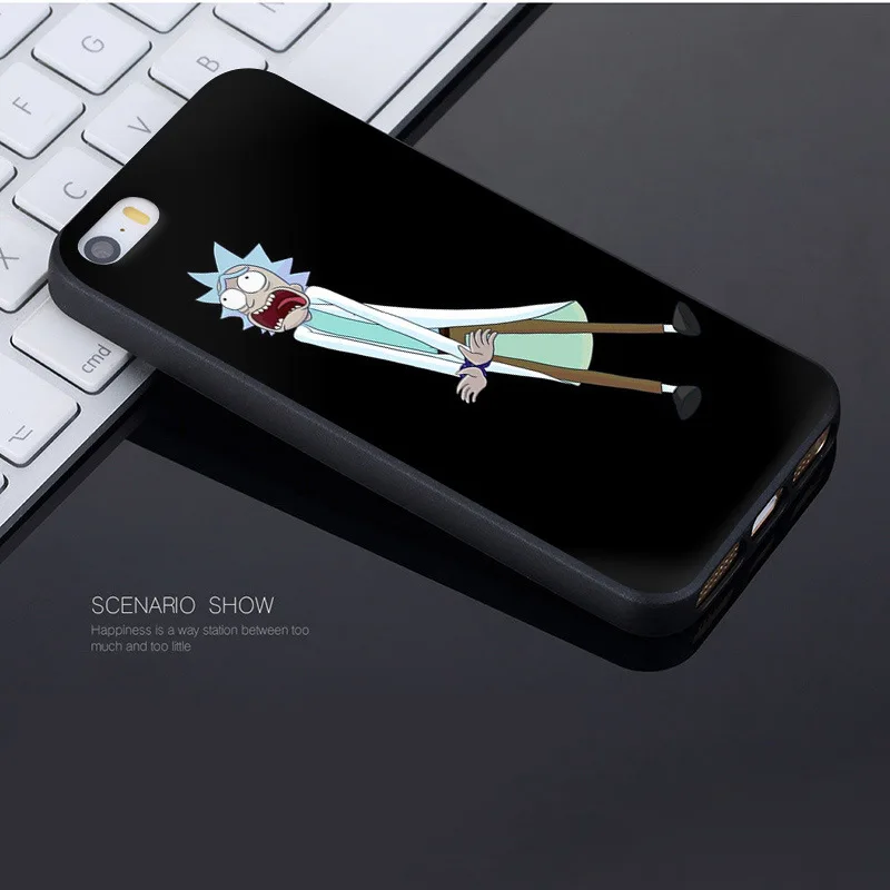MaiYaCa Rick & Morty lovely Phone Accessories Case for Apple iPhone 8 7 6 6S Plus X 5 5S SE 5C Cellphones