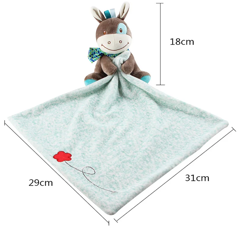 Комфорт для ребенка полотенце детское многофункциональное спальное плюшевое одеяло для хранения Мультфильм Знак зодиака Овен слон