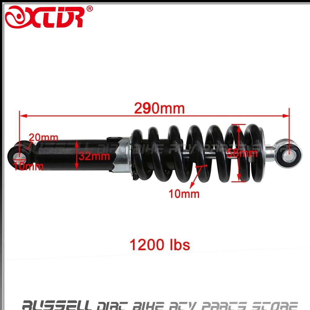 29cm Rear Shock 290mm Absorber Shocker Suspension Spring Pit Dirt Bike
