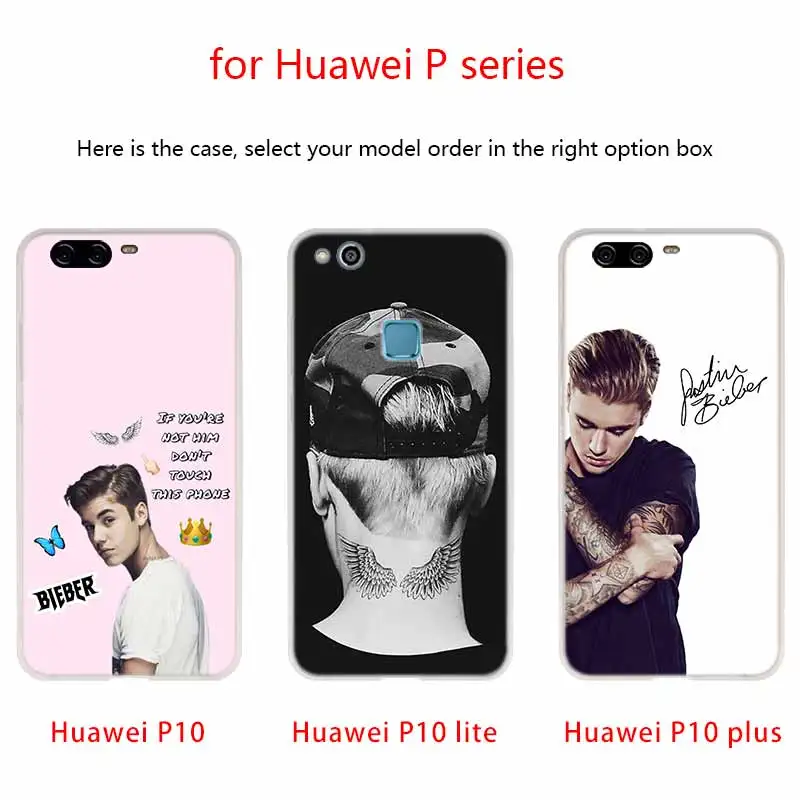 MLLSE justin bieber hd 2018 Case Silicone Soft TPU Cover For Huawei P30 P20 Pro P10 P9 P8 Plus Lite Mini Cases