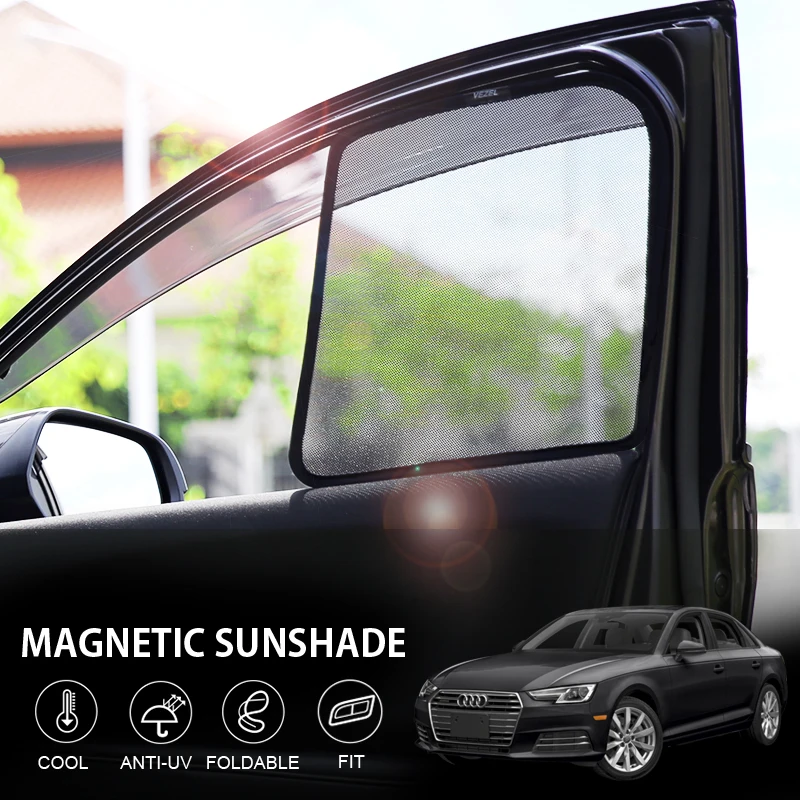 Fits Audi A4 Window foil sunshade custom fit car sunshade mesh