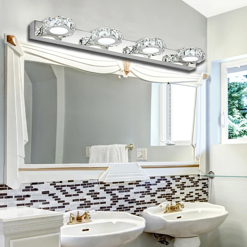 

Waterproof Crystal bathroom light strng light LED wall lamp Warm White/White Mirror Light sconce lamp bedroom LED IL