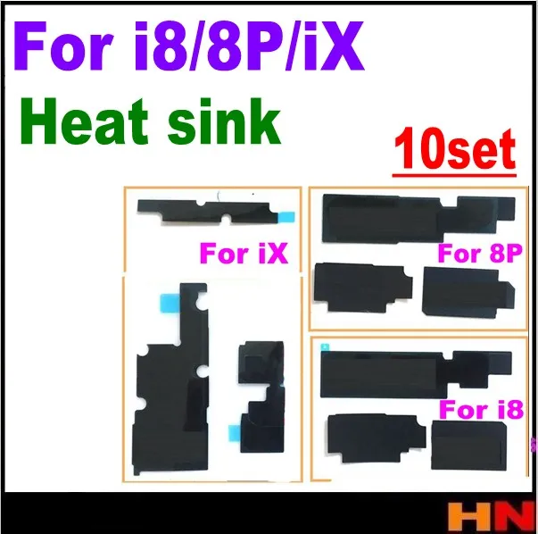 10set heat sink for iphone X 8 8P ix i8 plus Main board