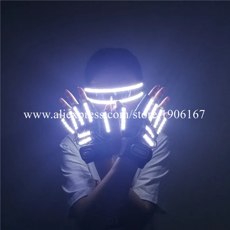 Led glasses and gloves11
