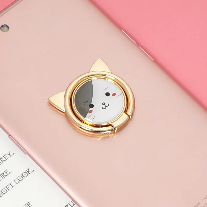 Lovely Cat Finger Ring Mobile Phone Holder for iPhone XS Max X SE 5 8 7 plus Cartoon Stand phone ring for Samsung S8 Xiaomi Mi 8 Lovely Cat Finger Ring Mobile Phone Holder for iPhone XS Max X SE 5 8 7 plus Cartoon Stand phone ring for Samsung S8 Xiaomi Mi 8