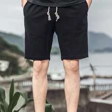 Черные Летние повседневные шорты для мужчин хлопок сплошной s мужские шорты Карго одежда треники бермуды Masculina Modis Mares Hawini