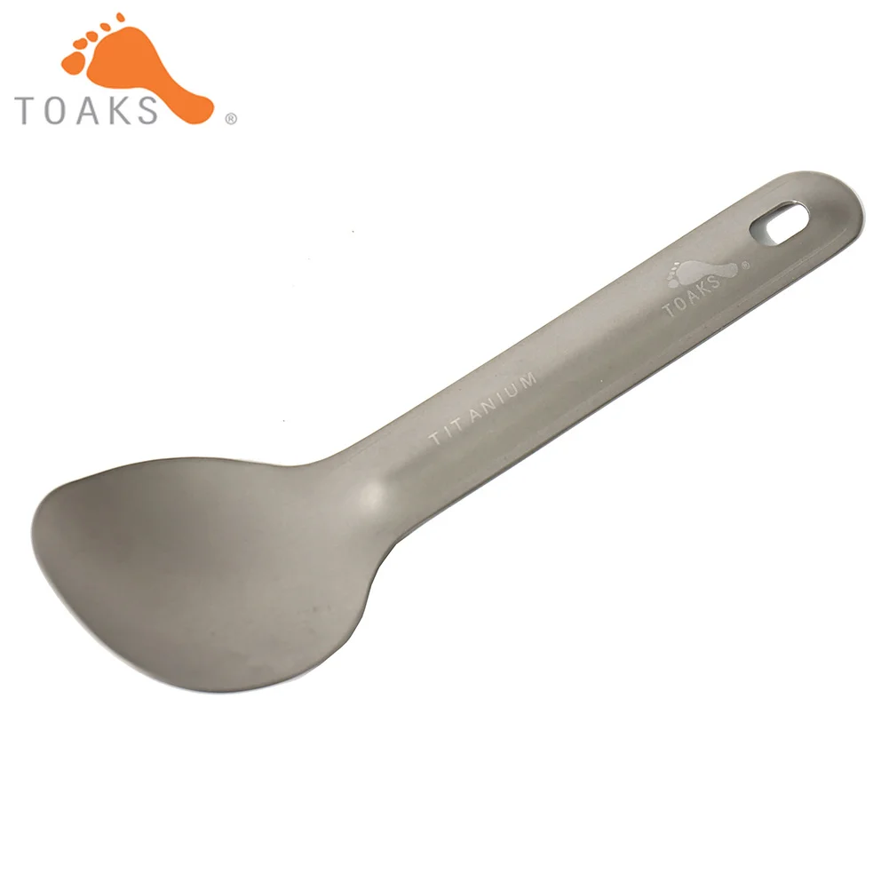 TOAKS SLV 10 Титановая Ложка с короткими ручками для пикника и домашнего