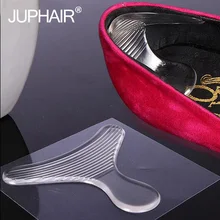 JUP 12 Pairs Transparent Silicone Insole Anti Slip Pads Protector For Heels Rubbing Feet Care Pedicure Tools Gel Insoles Insert